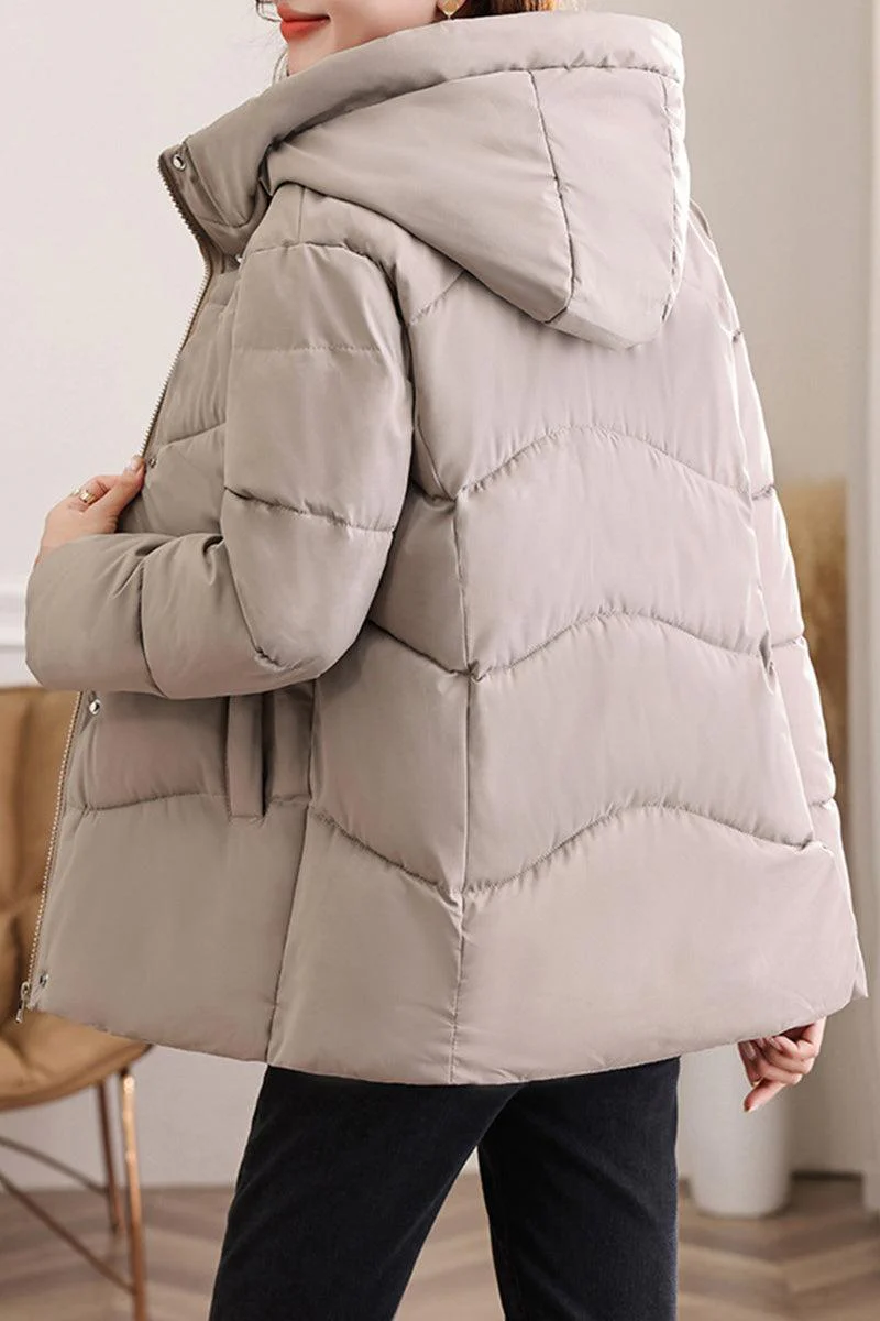 Everyday Warmth Mid-Length Hooded Coat - Image 17