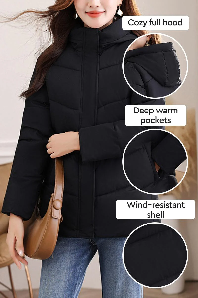 Everyday Warmth Mid-Length Hooded Coat - Image 2