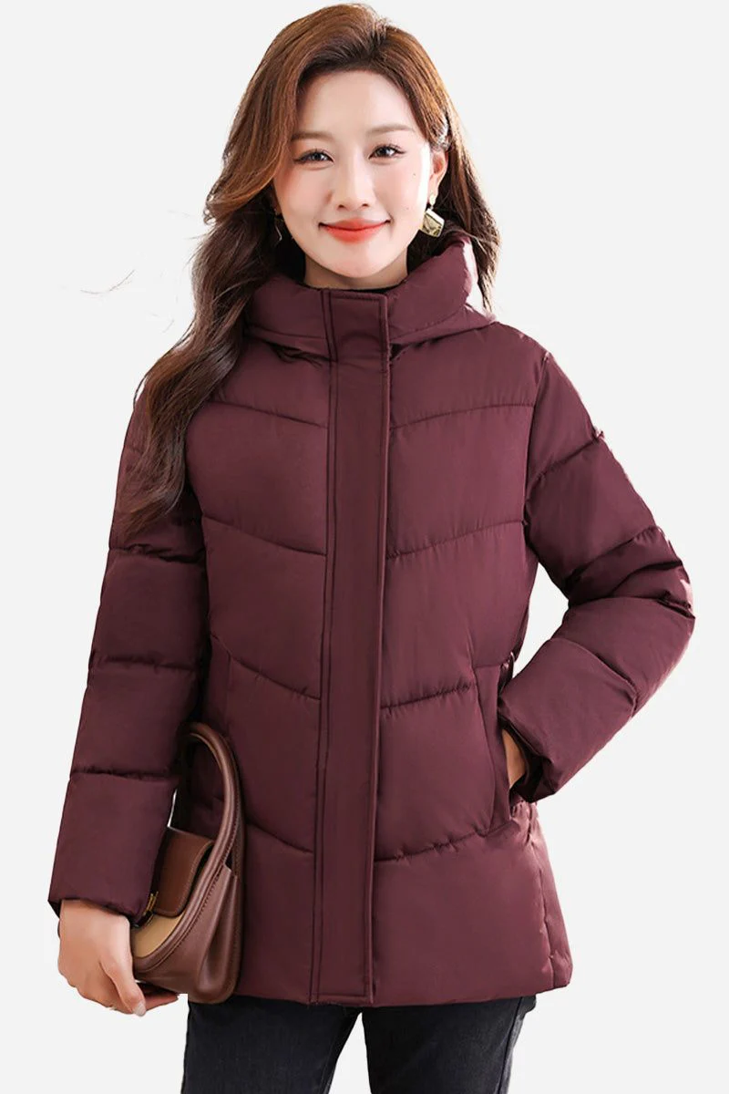 Everyday Warmth Mid-Length Hooded Coat - Image 5