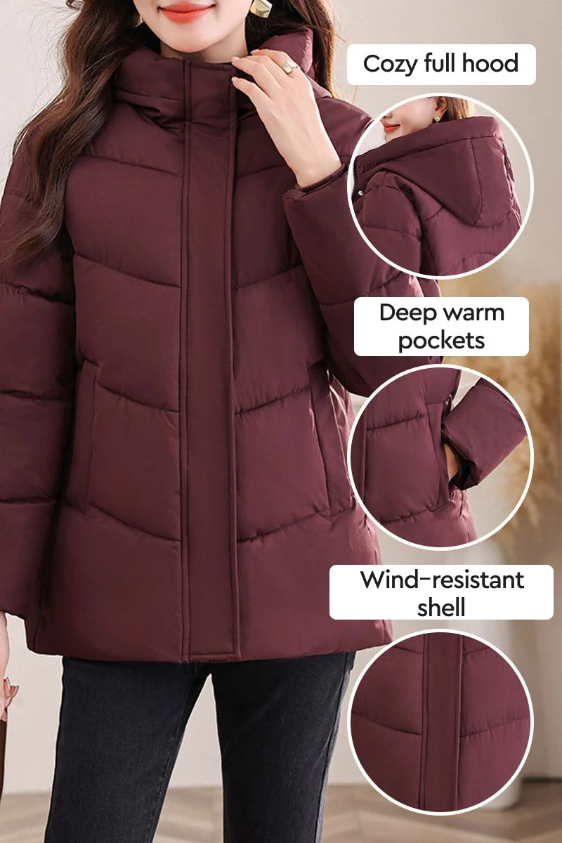 Everyday Warmth Mid-Length Hooded Coat - Image 7