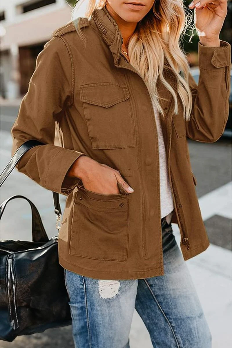 Fashion Cargo Utility Jacket - Image 2