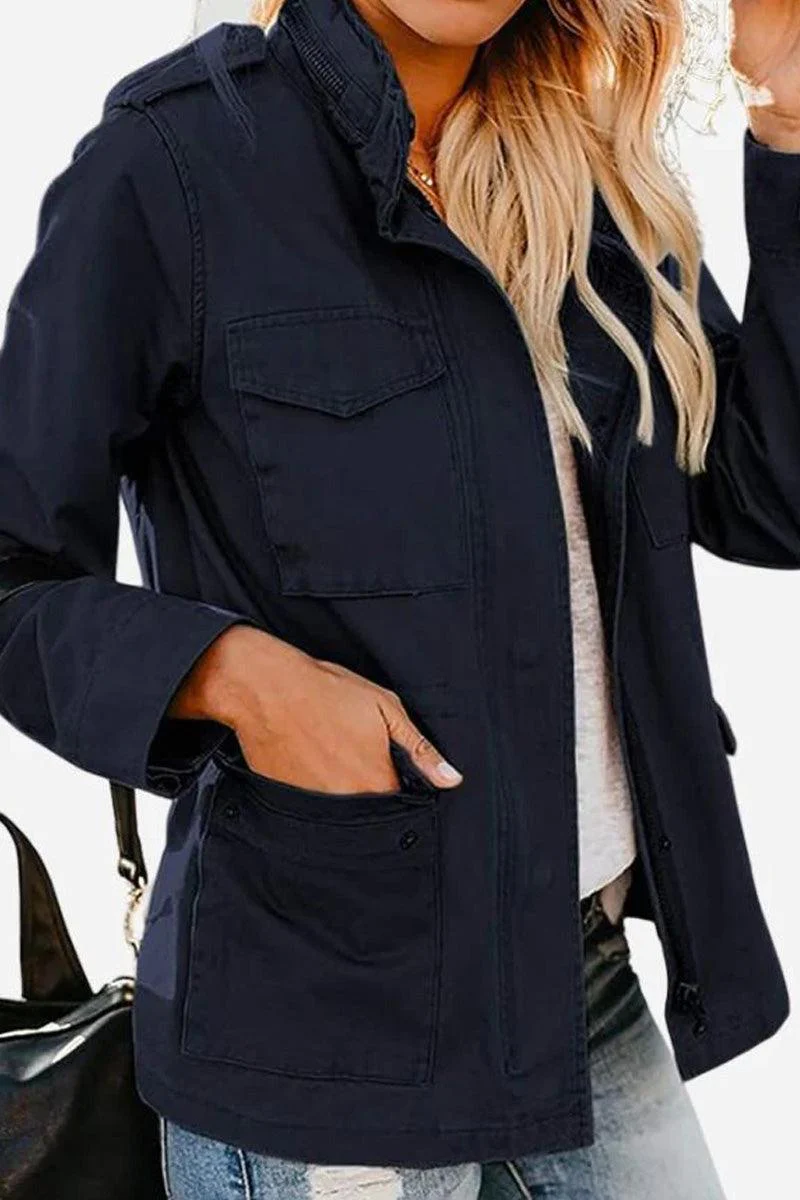 Fashion Cargo Utility Jacket - Image 6
