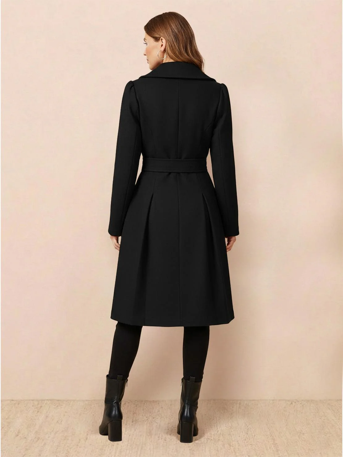 Fit & Flare Trench Coat - Image 15