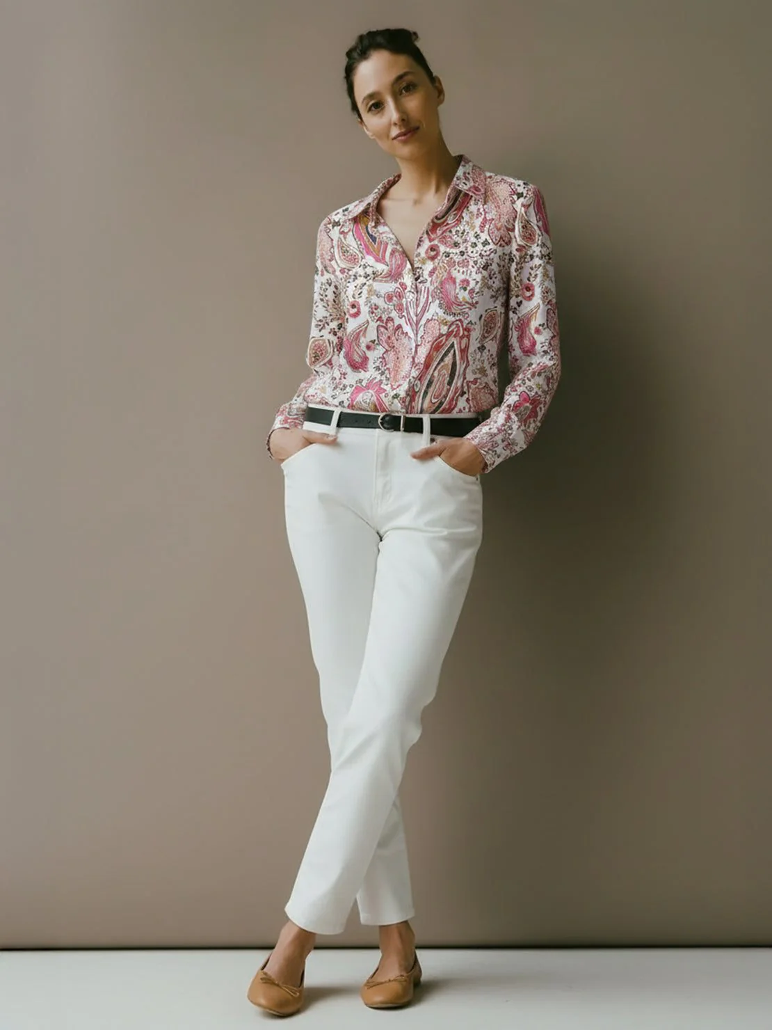 Floral Button-Down Shirt - Image 16