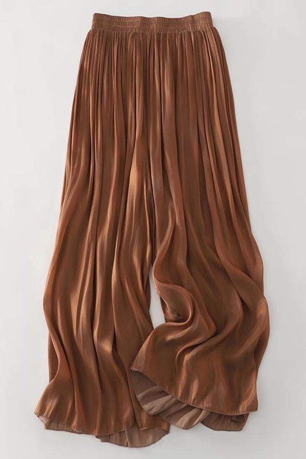 Garden Soirée Cotton-Silk Pleated Trouser - Image 7