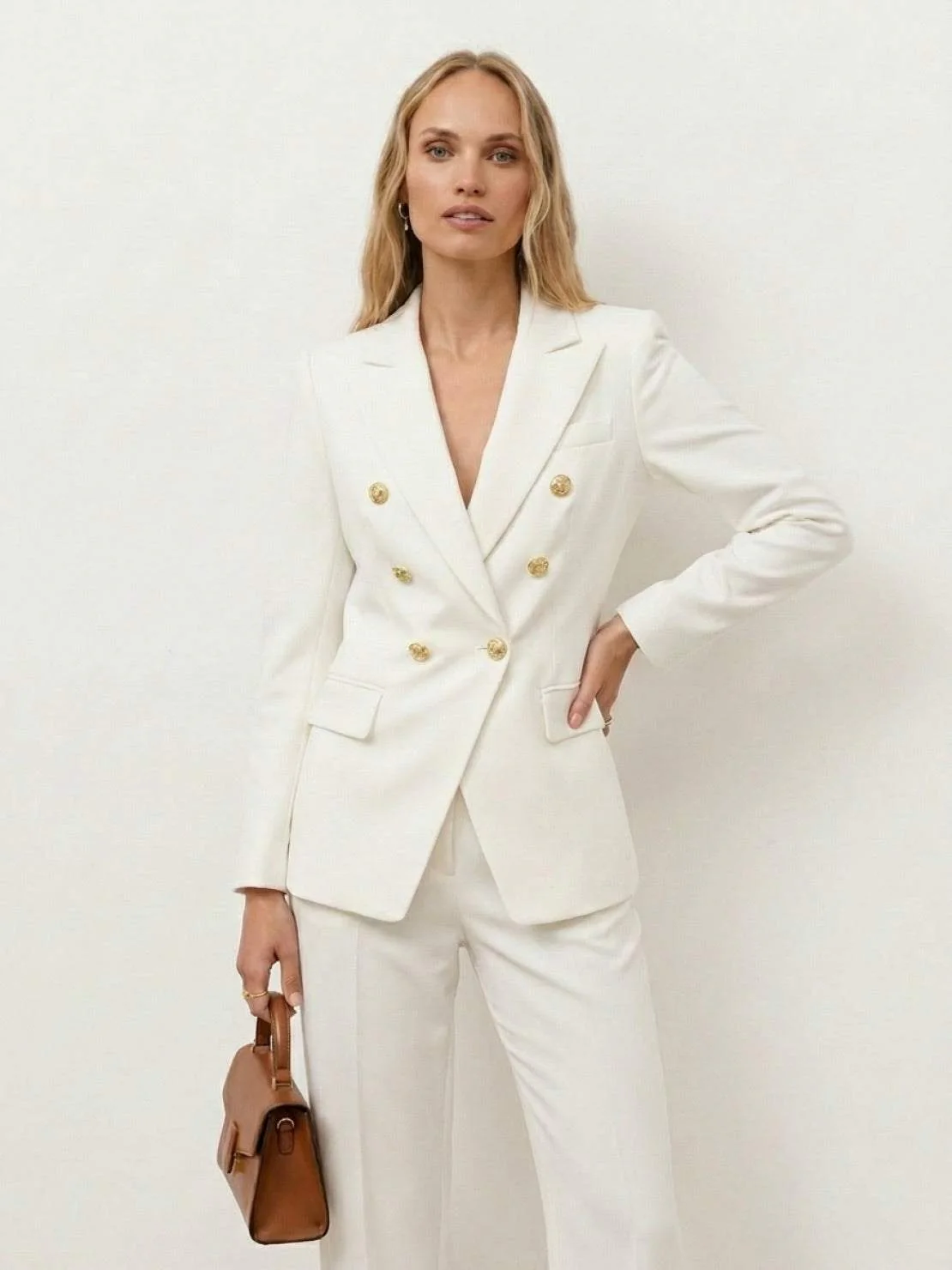Gold Button Double-Breasted Co-Ord - Image 4