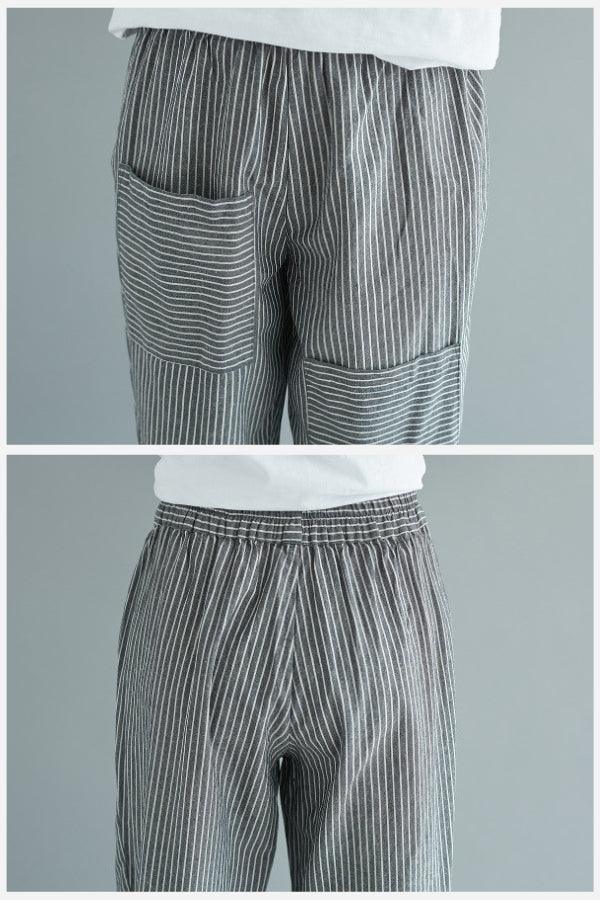 High Waist Striped Chic Comfort Pants - Image 6