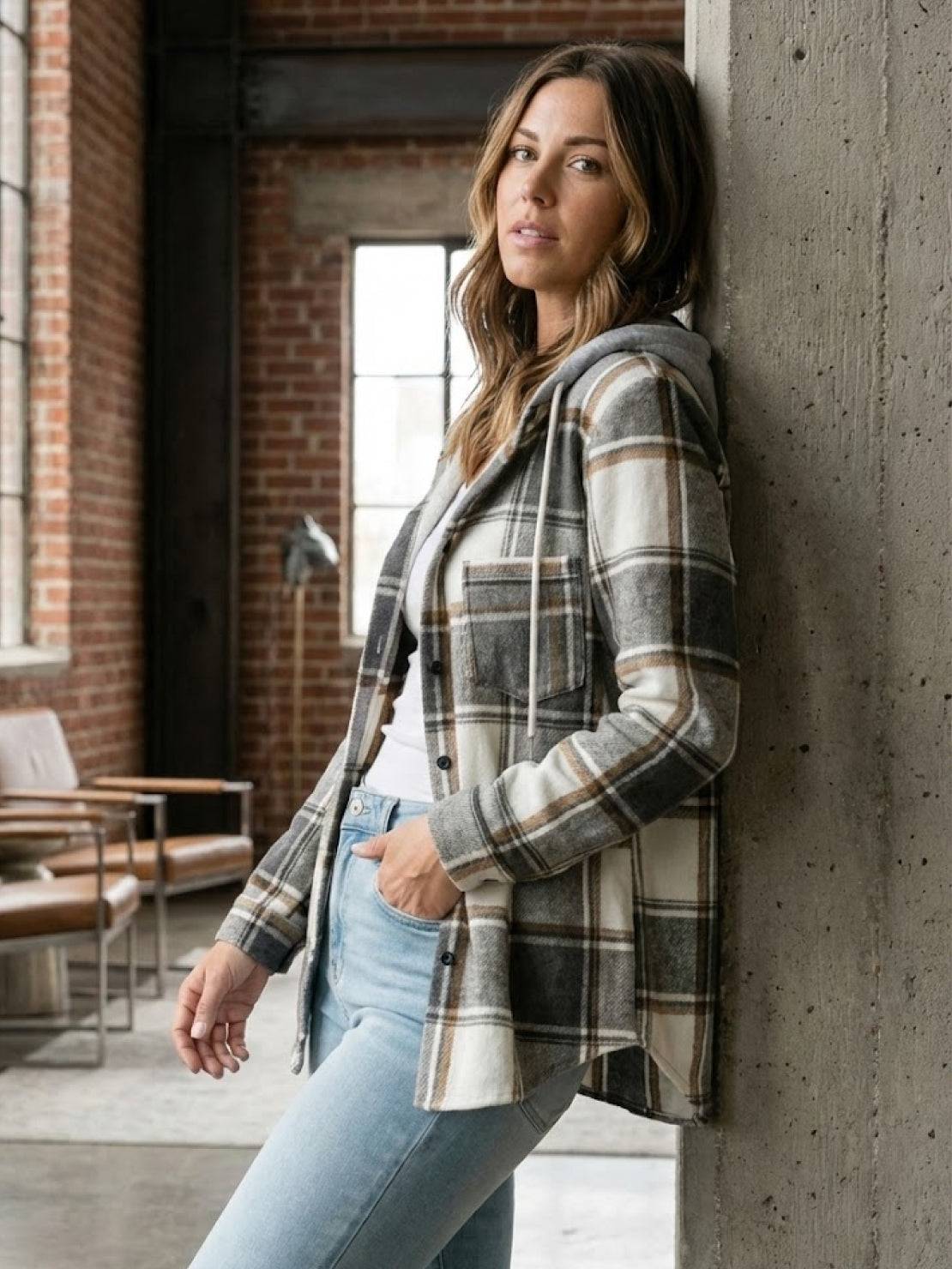 Highland Plaid Shacket - Image 12