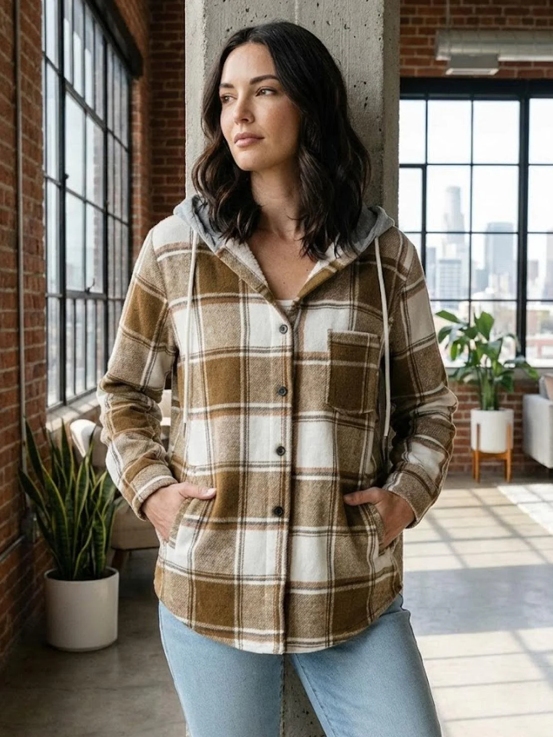 Highland Plaid Shacket - Image 32