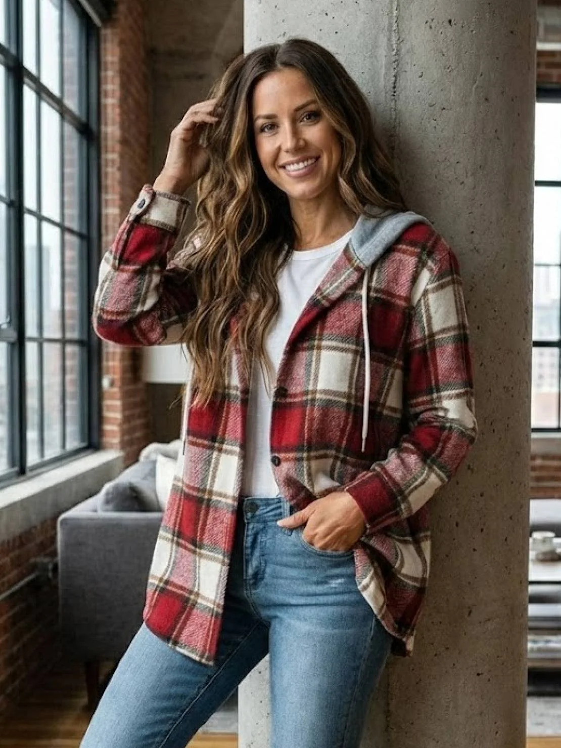 Highland Plaid Shacket - Image 52