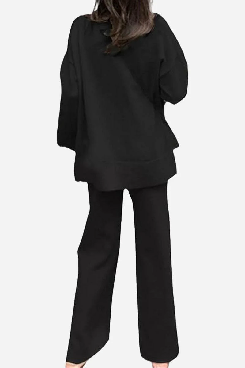 Knitted Turtleneck Two-Piece Set - Image 15