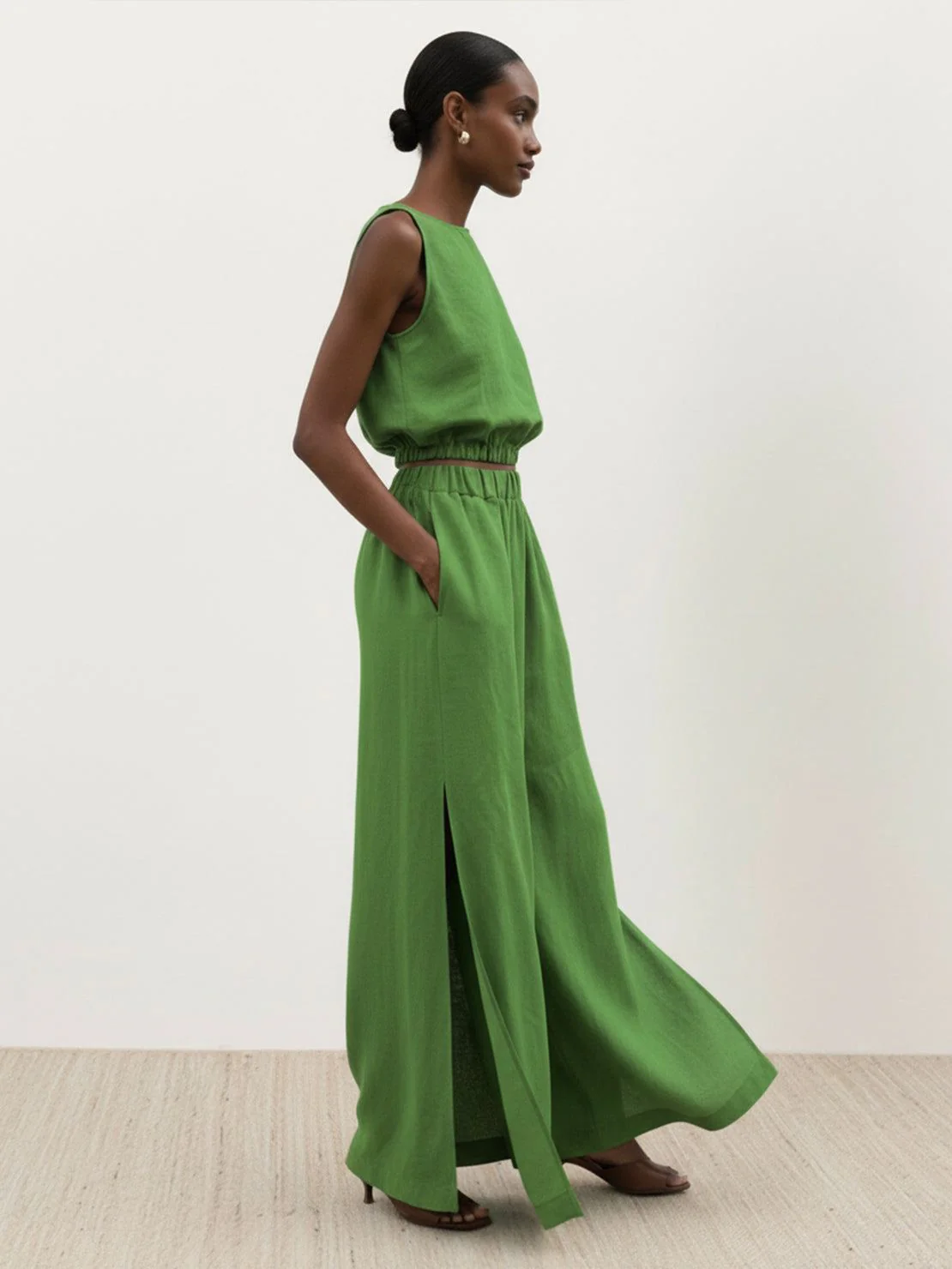 Lightweight Linen-Blend Set - Image 9
