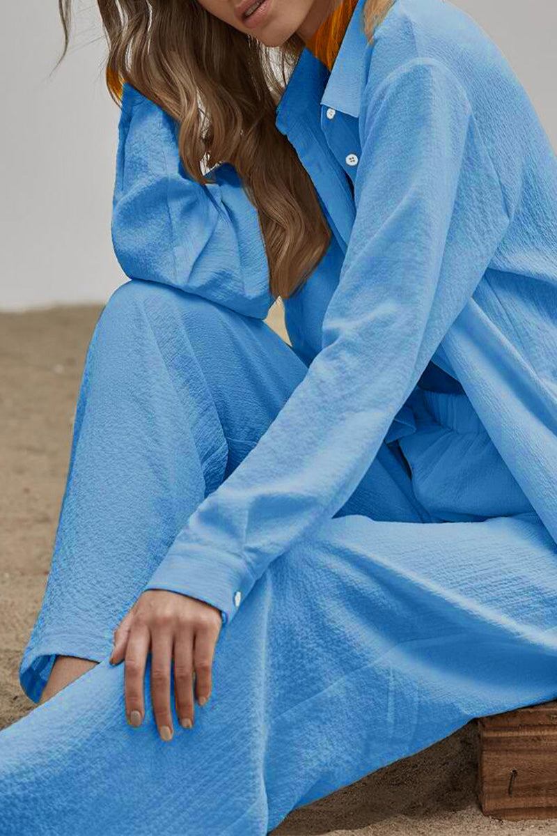 Linen Blend Two-Piece Set - Image 4