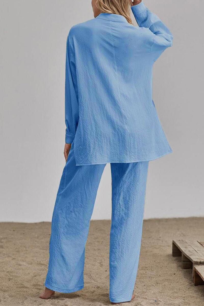 Linen Blend Two-Piece Set - Image 5