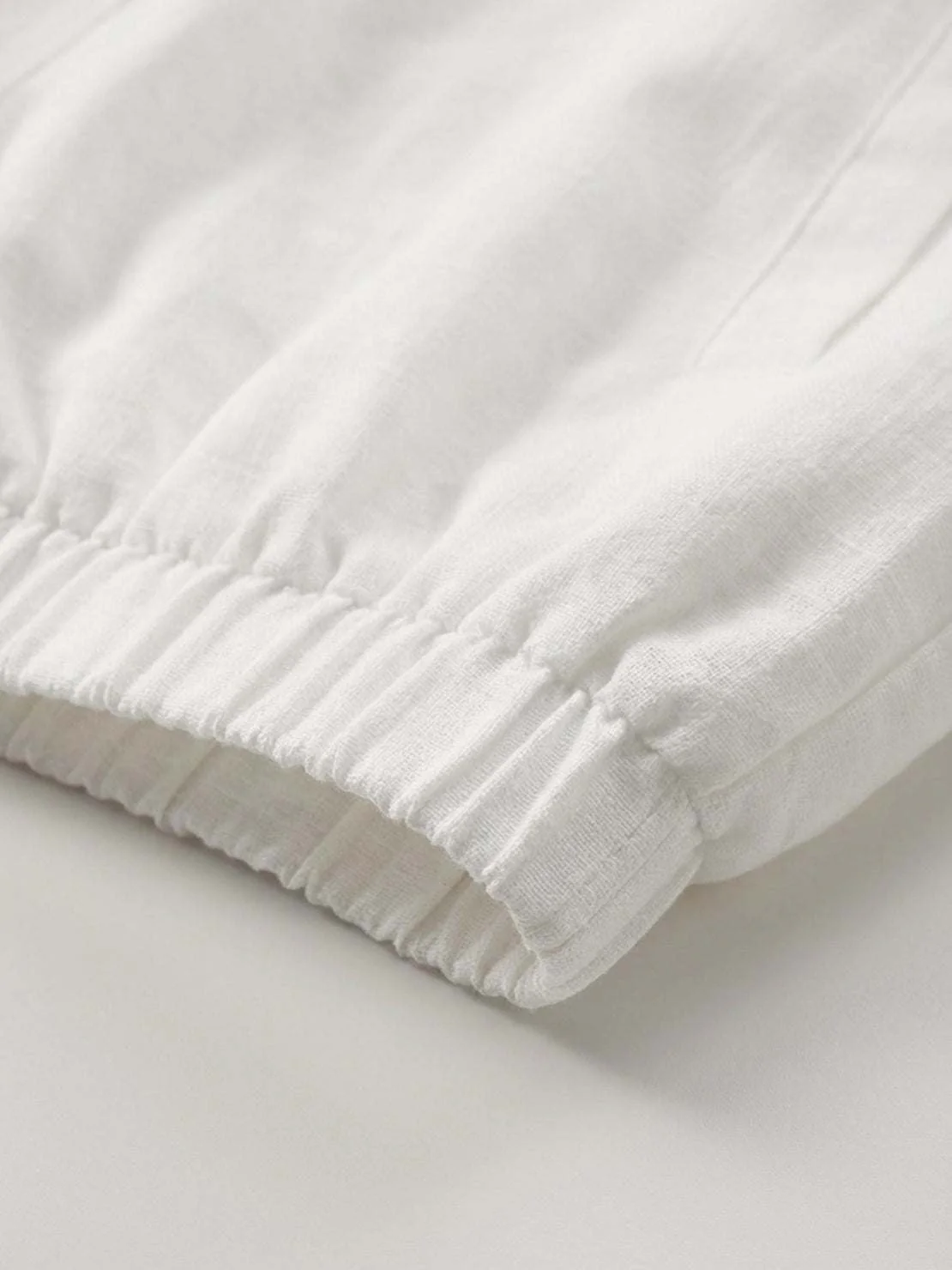 Linen-Lyocell Zip Bomber Jacket - Image 13