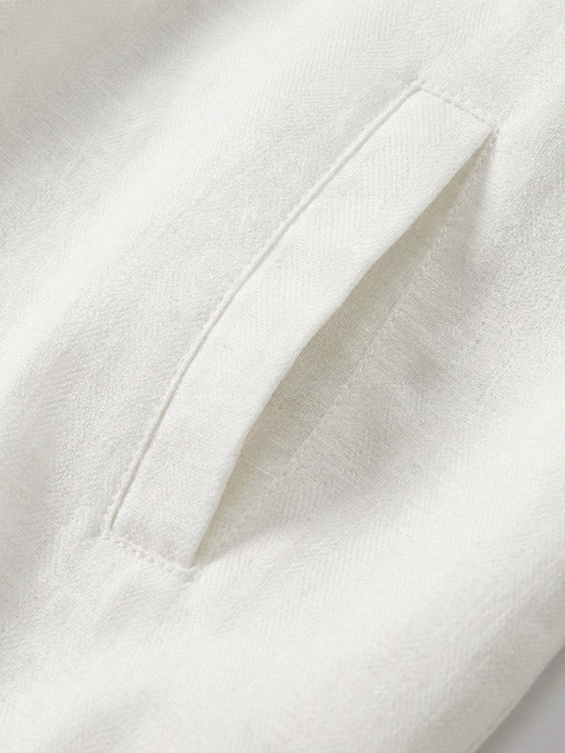 Linen-Lyocell Zip Bomber Jacket - Image 14