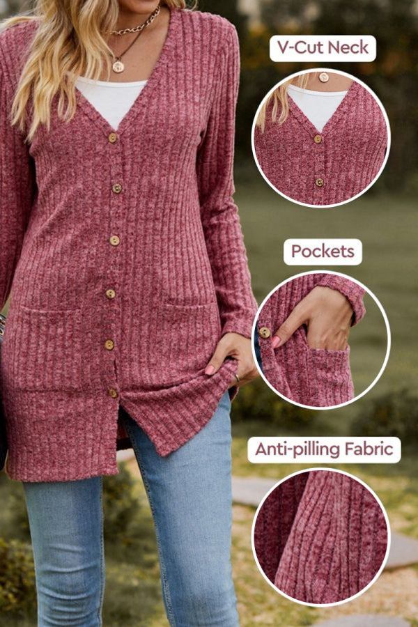 Long, Lightweight, Ultra Soft Knit-like Cardigan - Image 2