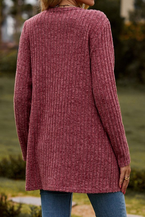Long, Lightweight, Ultra Soft Knit-like Cardigan - Image 3