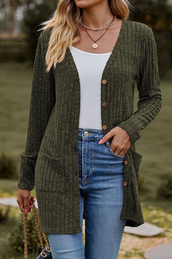 Long, Lightweight, Ultra Soft Knit-like Cardigan - Image 6