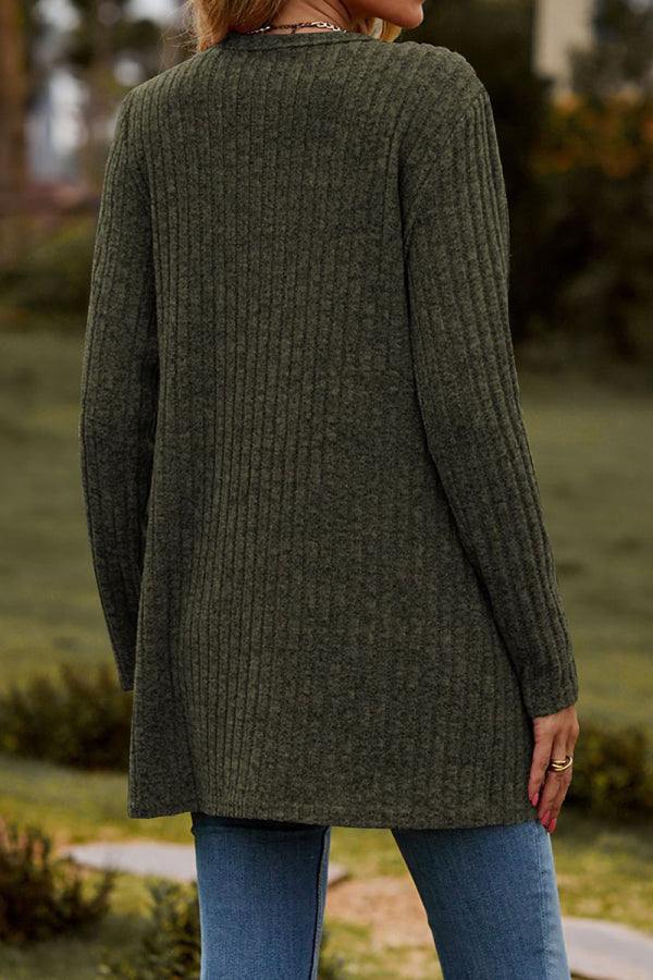 Long, Lightweight, Ultra Soft Knit-like Cardigan - Image 7