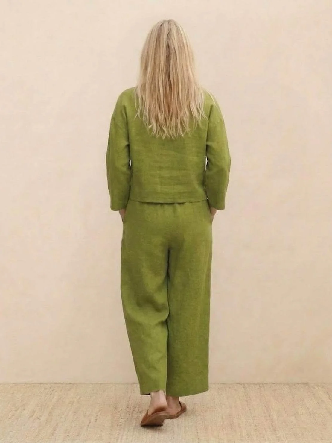 Loose Solid Color Two-Piece Set - Image 15