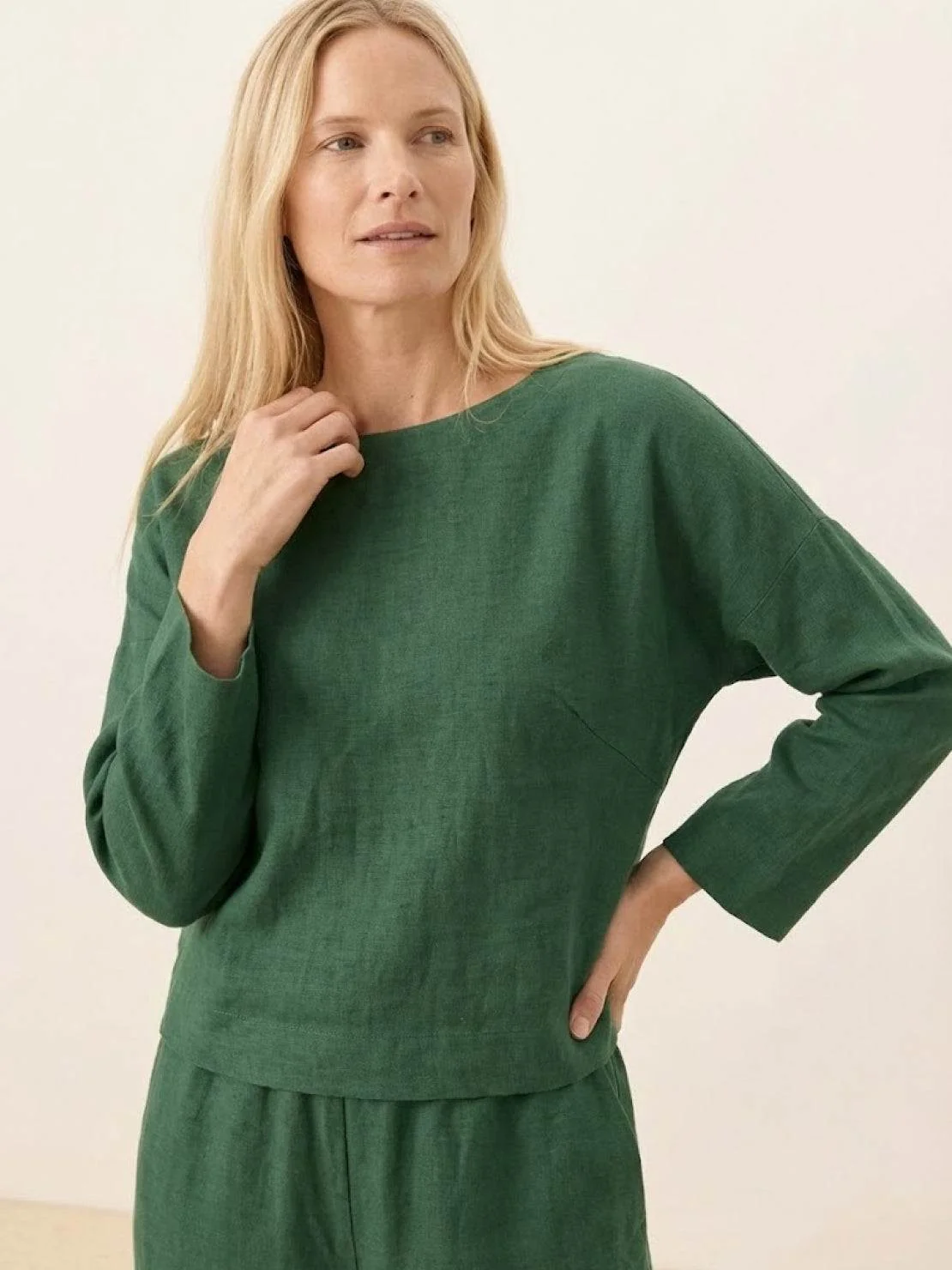 Loose Solid Color Two-Piece Set - Image 22