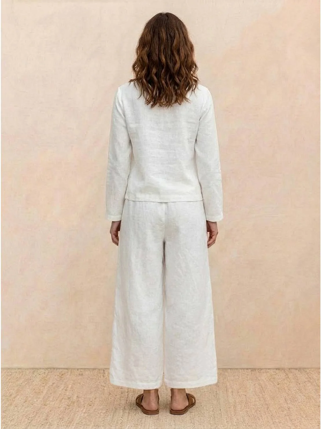 Loose Solid Color Two-Piece Set - Image 33