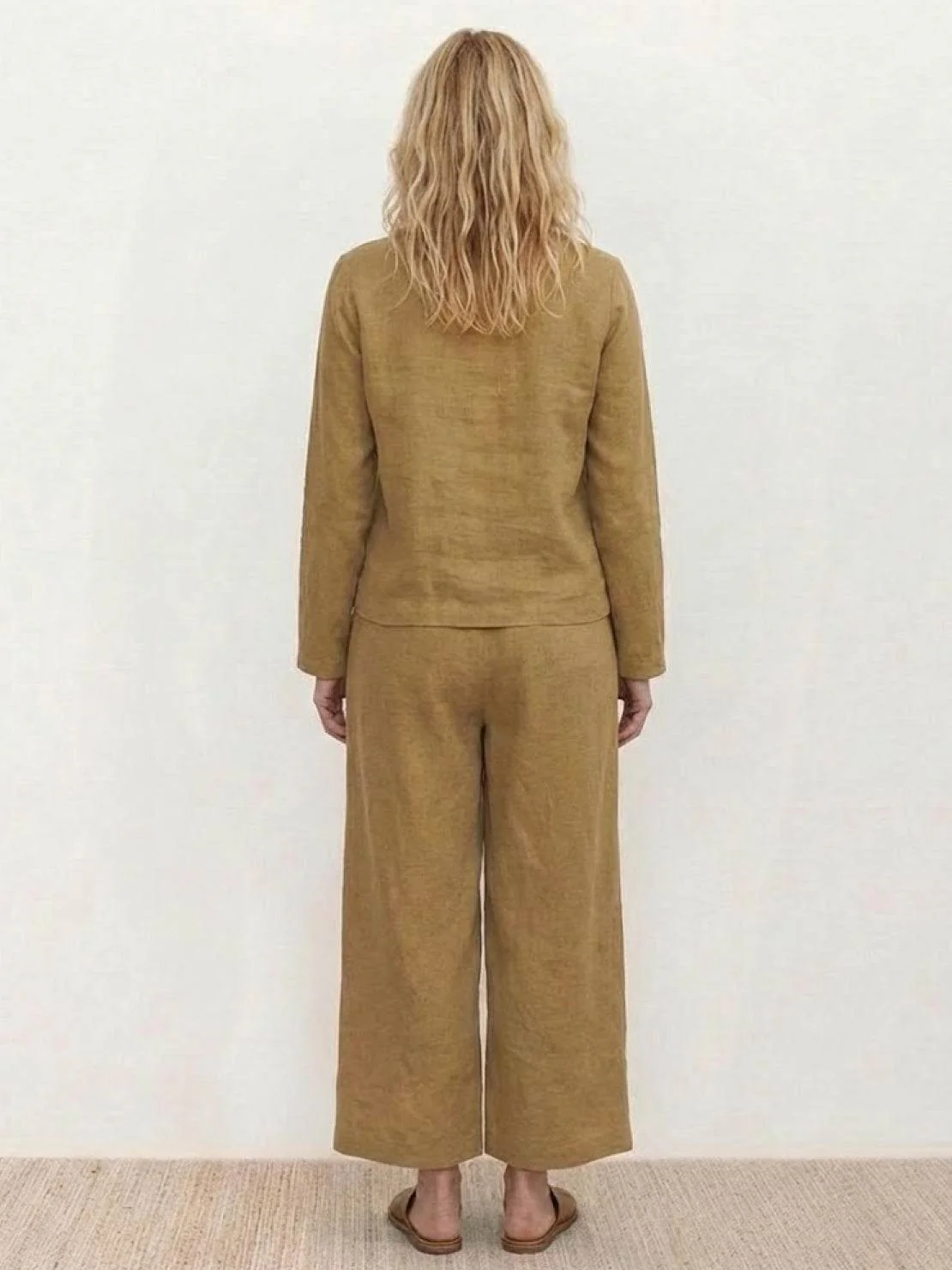 Loose Solid Color Two-Piece Set - Image 39