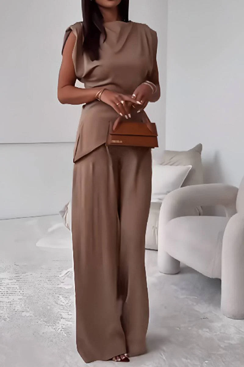 Manhattan Lines Draped Two-Piece Set - Image 7