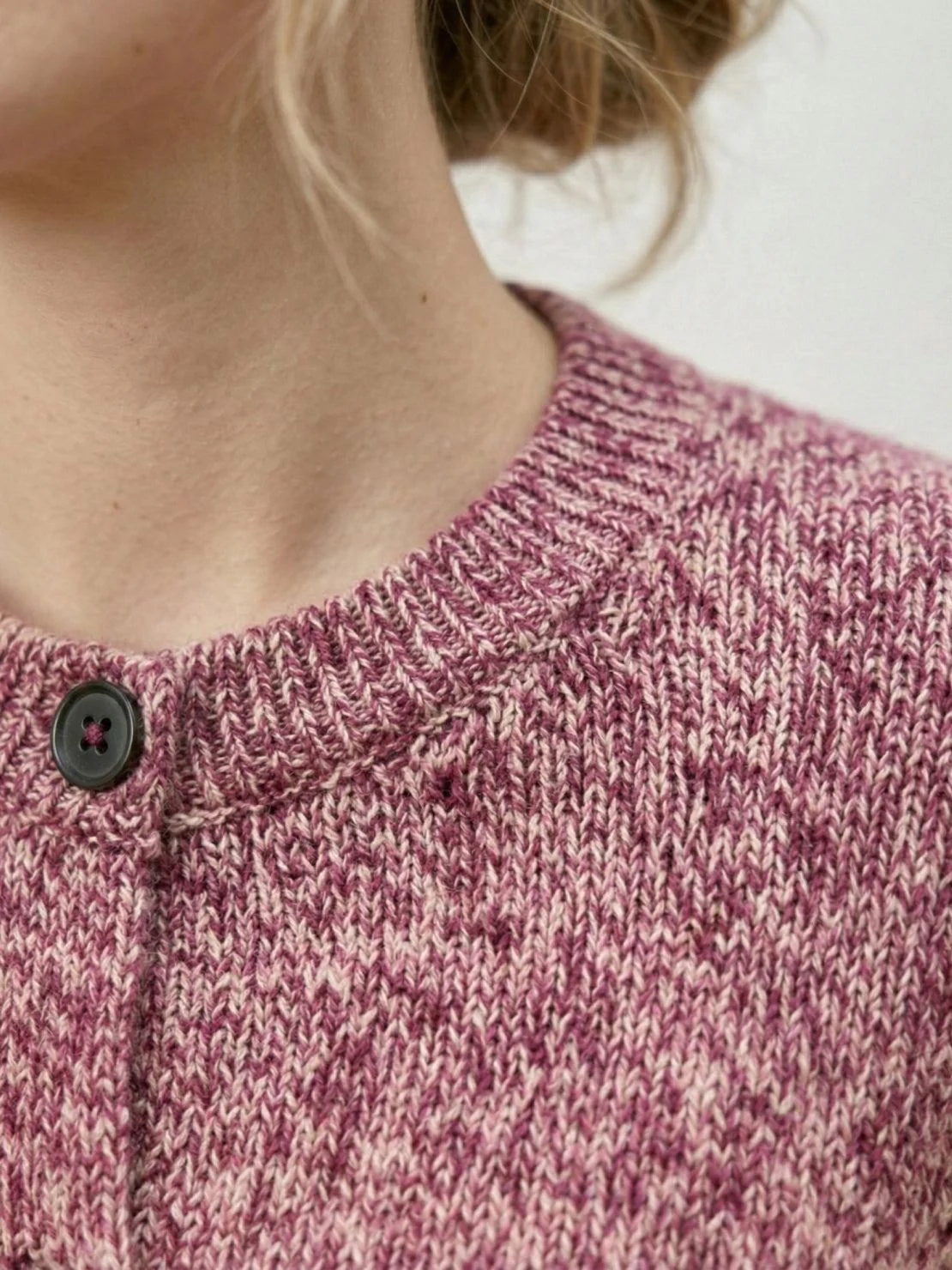 Marled Knit Merino Wool Cardigan - Image 25