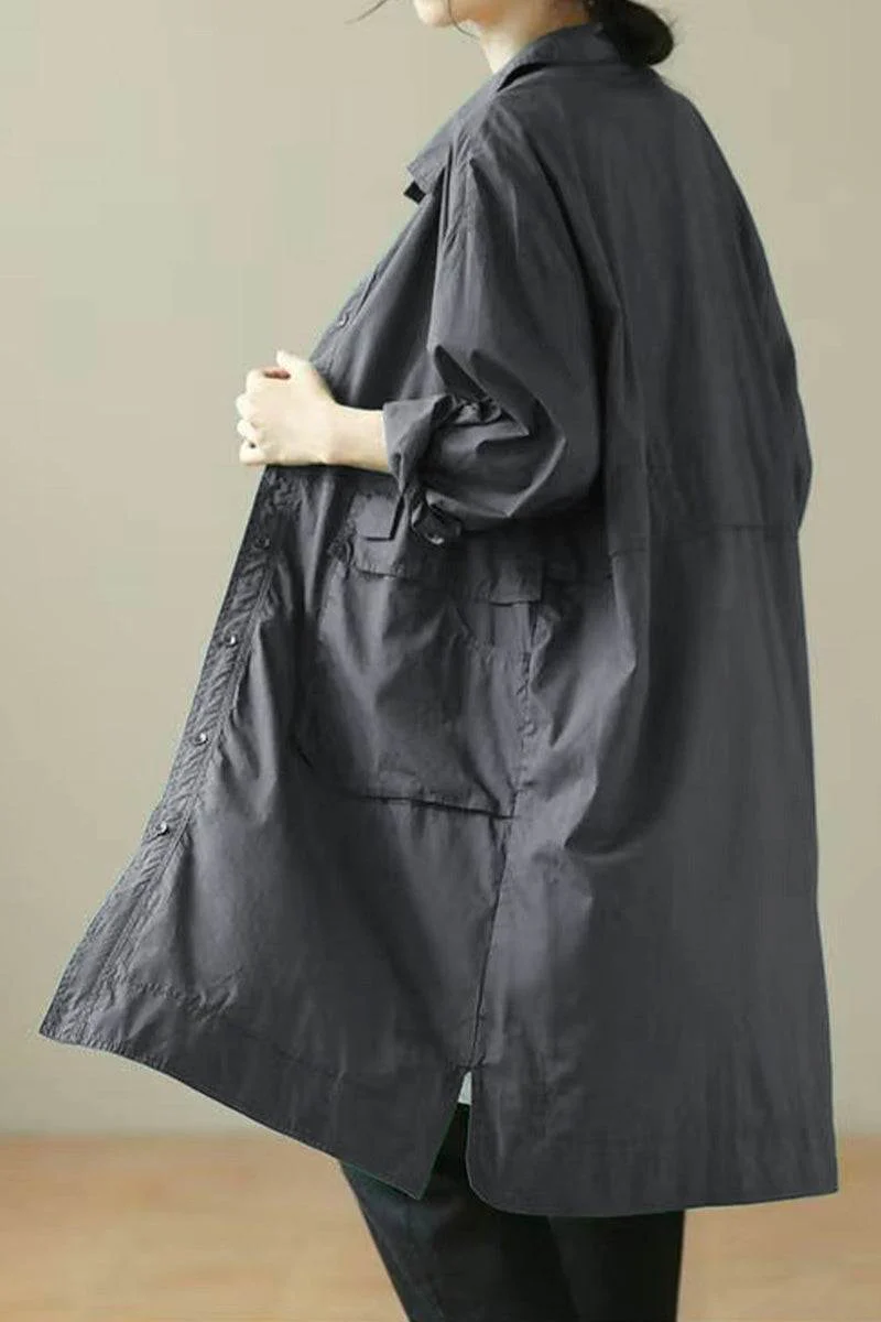 Nomad Ease Oversized Shirt-Jacket - Image 11