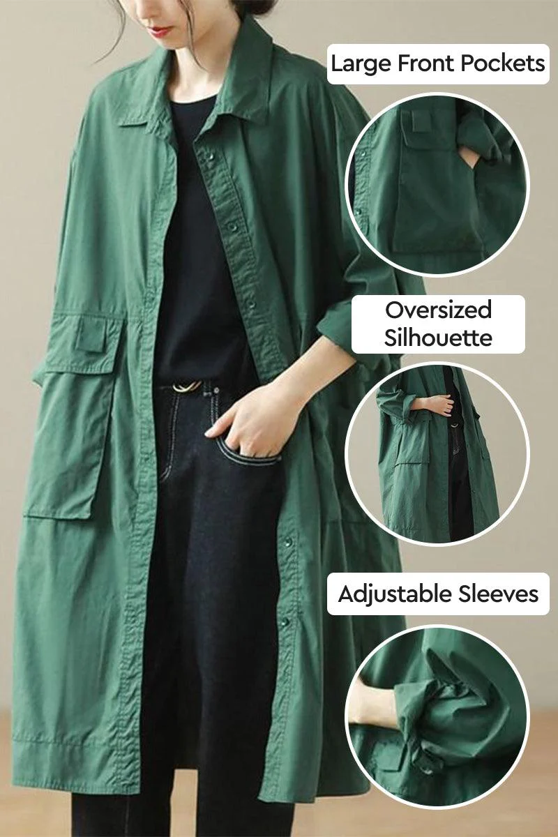 Nomad Ease Oversized Shirt-Jacket - Image 3