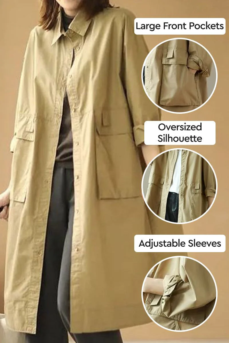 Nomad Ease Oversized Shirt-Jacket - Image 7