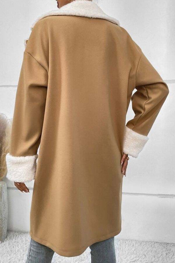 Nordic Warmth Shearling-Lined Coat - Image 5