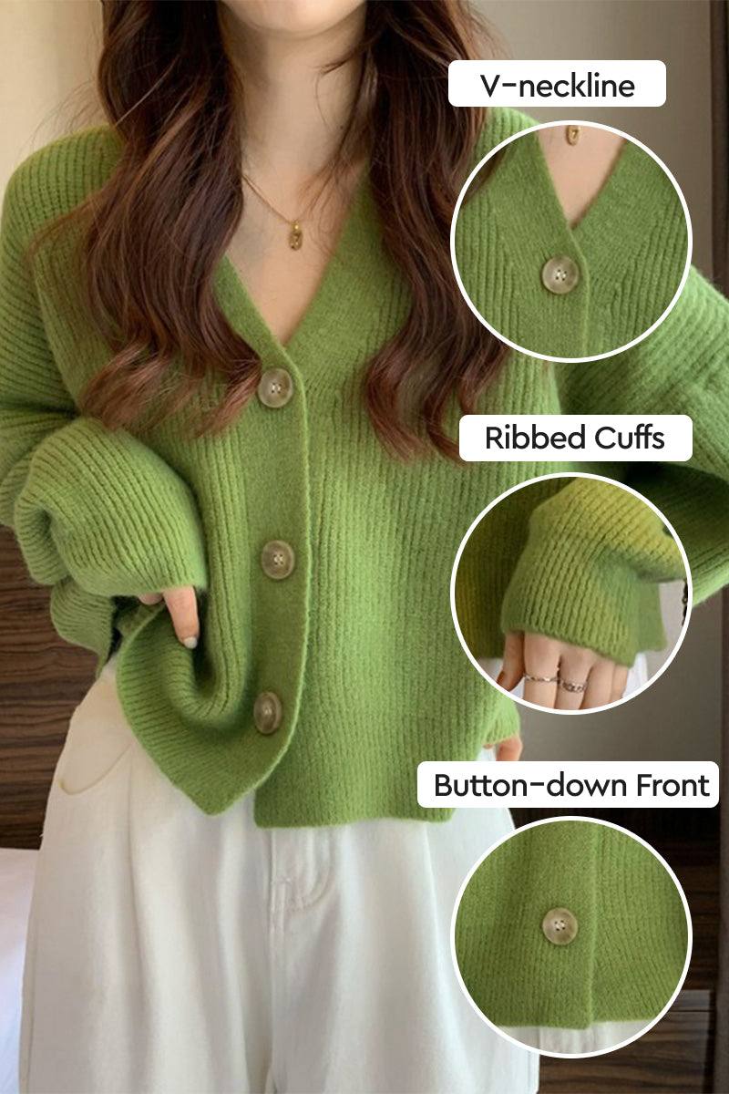One Size Fits All Casual Loose Boxy Cardigan - Image 2