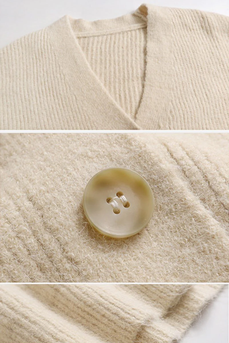 One Size Fits All Casual Loose Boxy Cardigan - Image 5