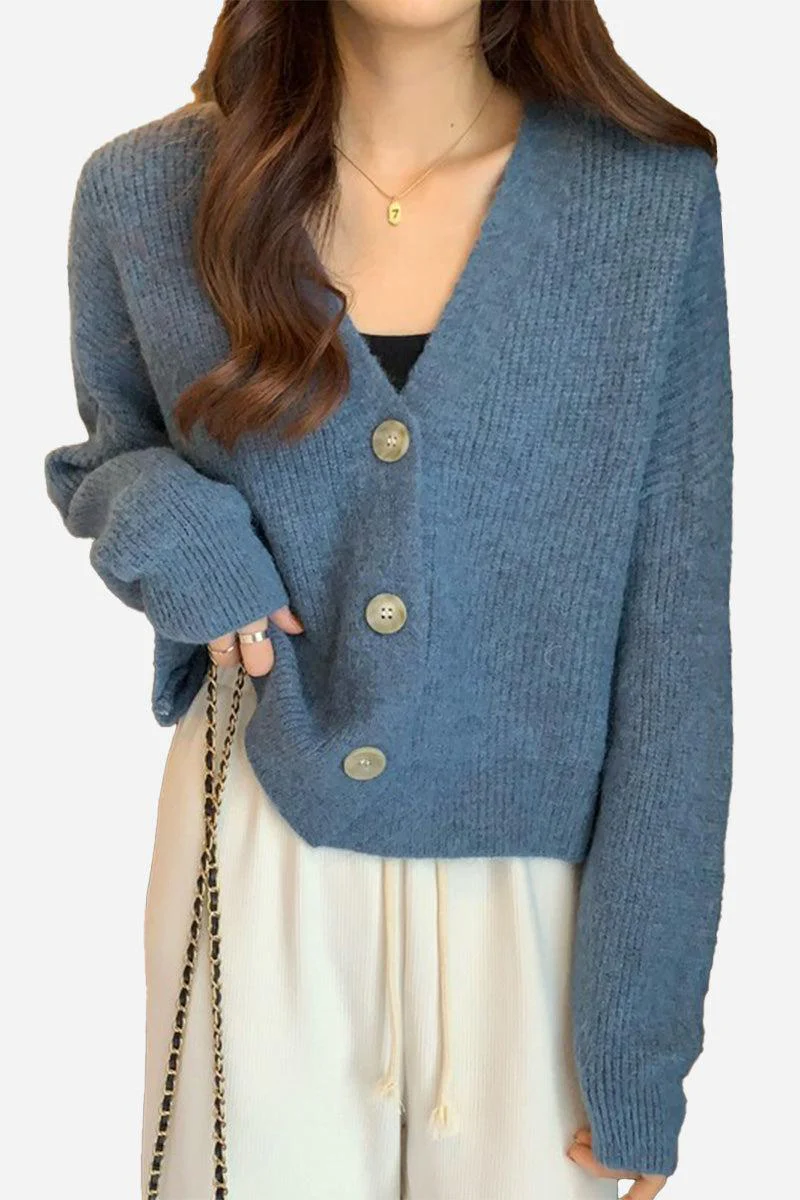 One Size Fits All Casual Loose Boxy Cardigan - Image 9