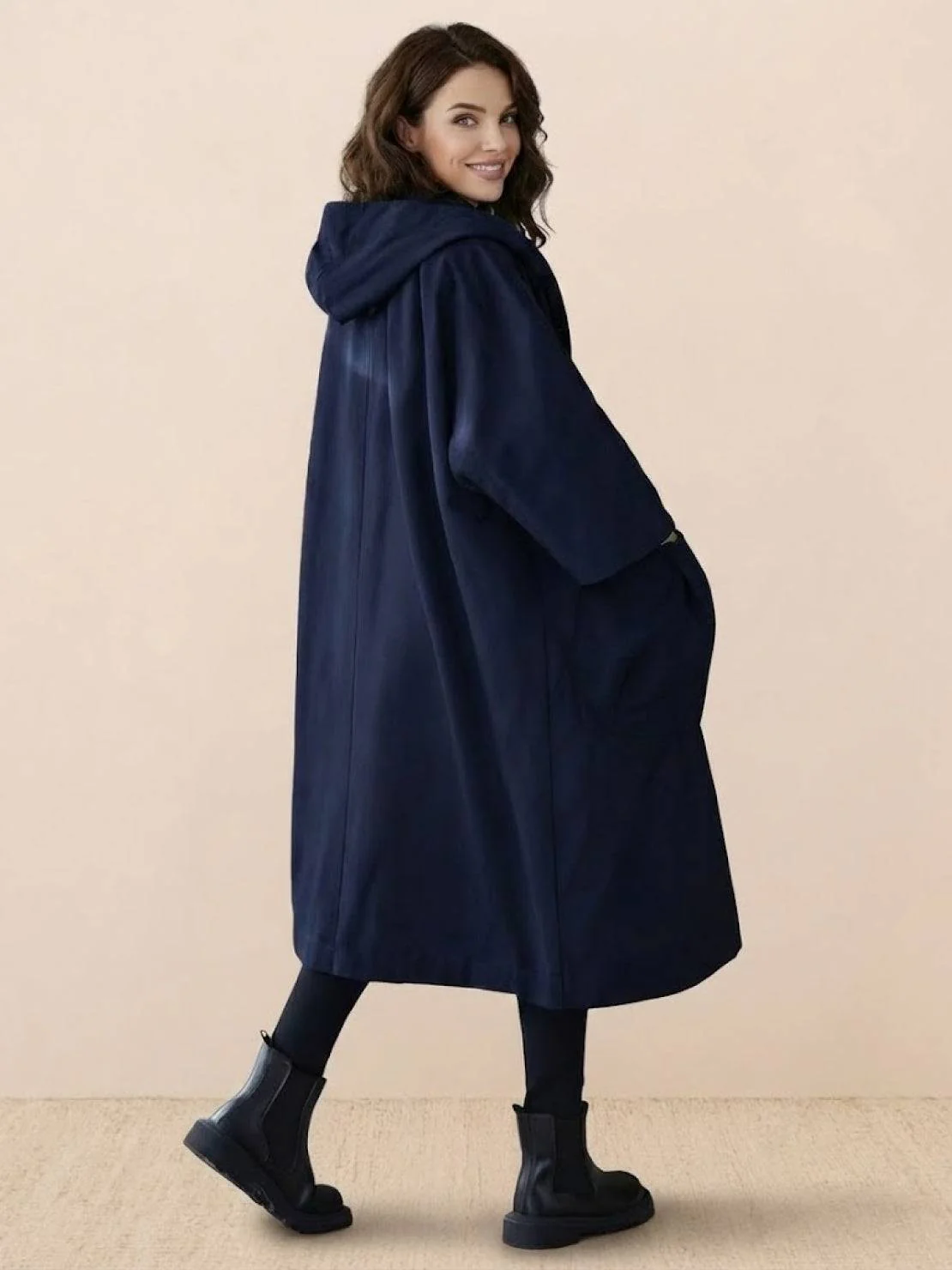 One Size Fits All Oversized Water Resistant Windbreaker Jacket - Image 22