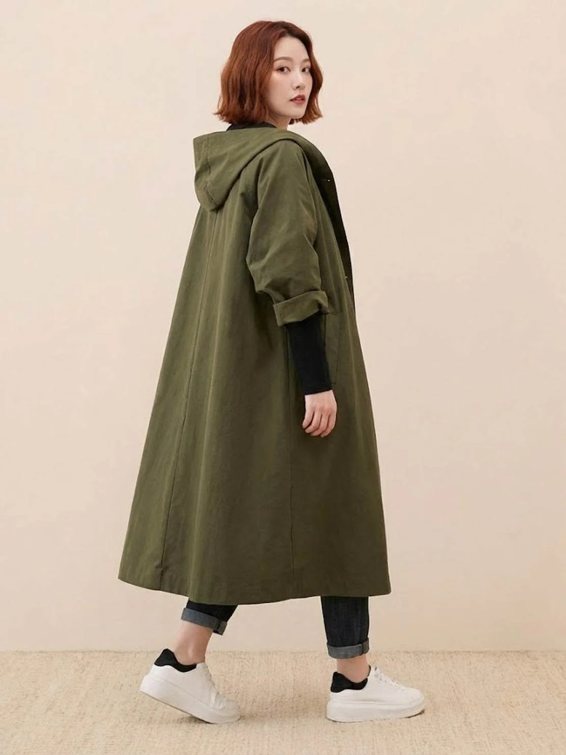 One Size Fits All Oversized Water Resistant Windbreaker Jacket - Image 28