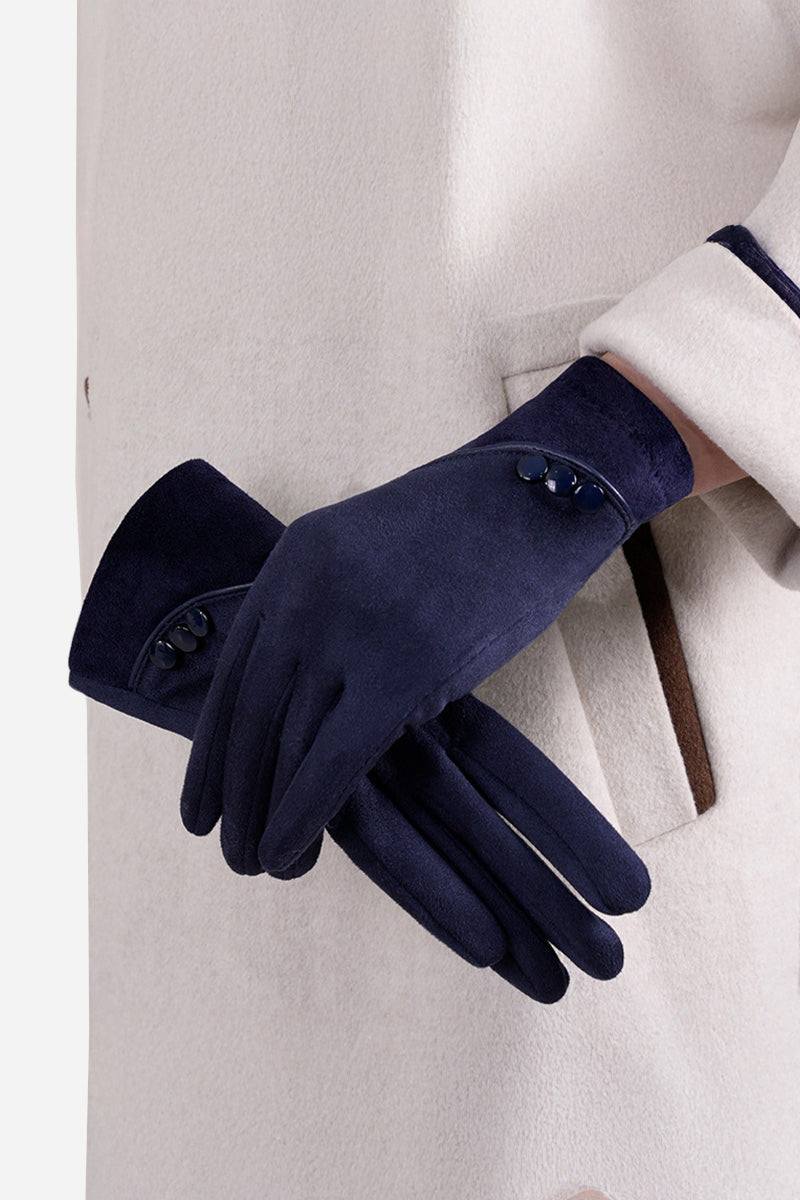 One Size SmartTouch Suede Gloves - Image 5