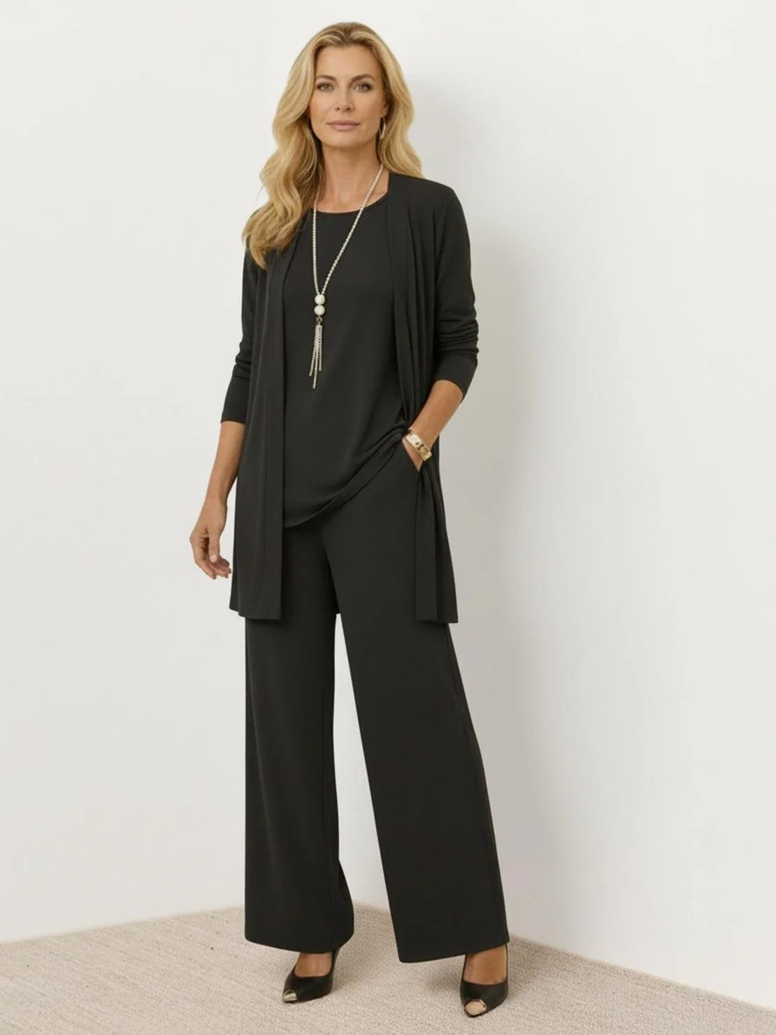 Open-Front Three-Piece Co-Ord - Image 29