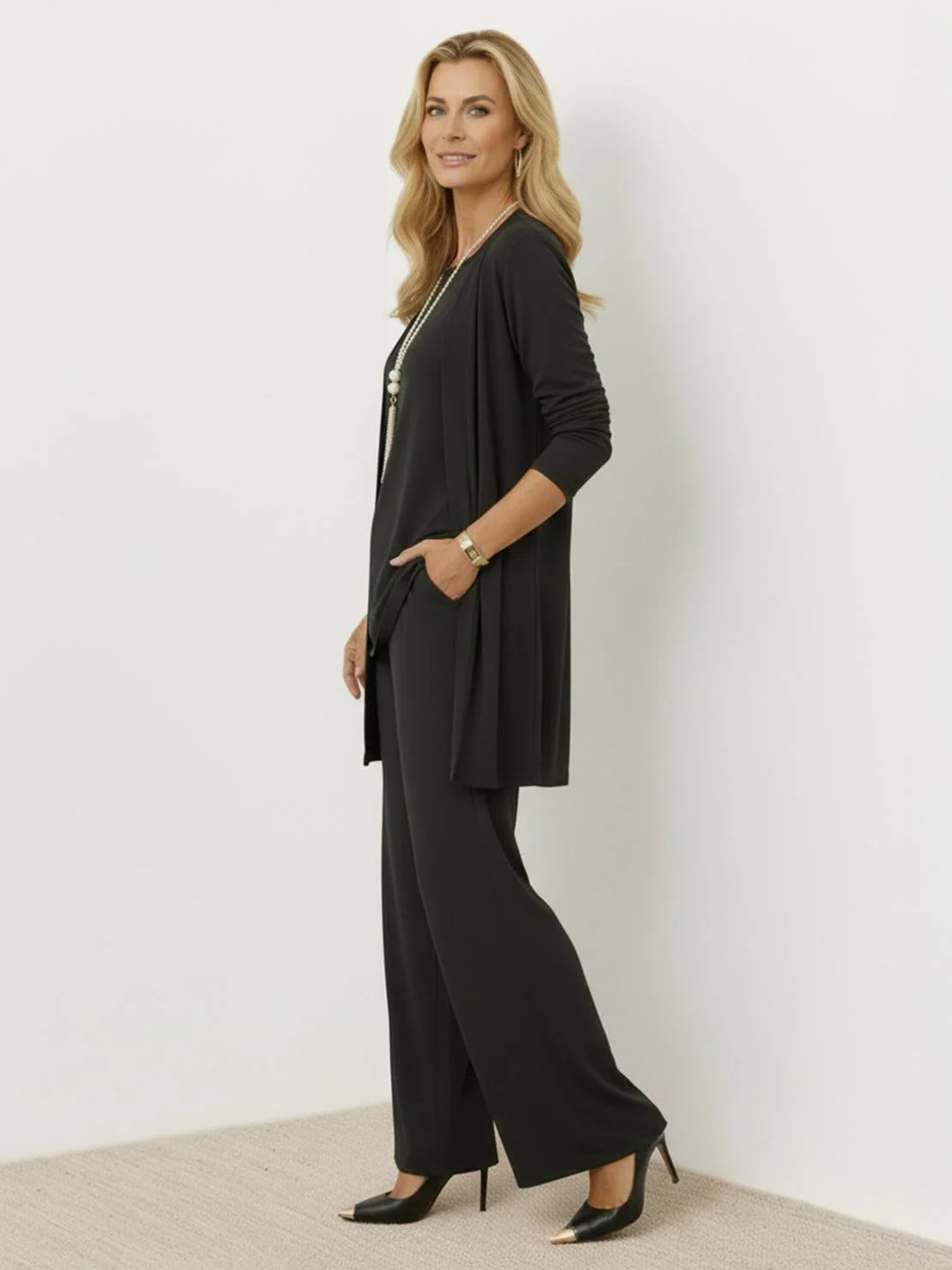 Open-Front Three-Piece Co-Ord - Image 30