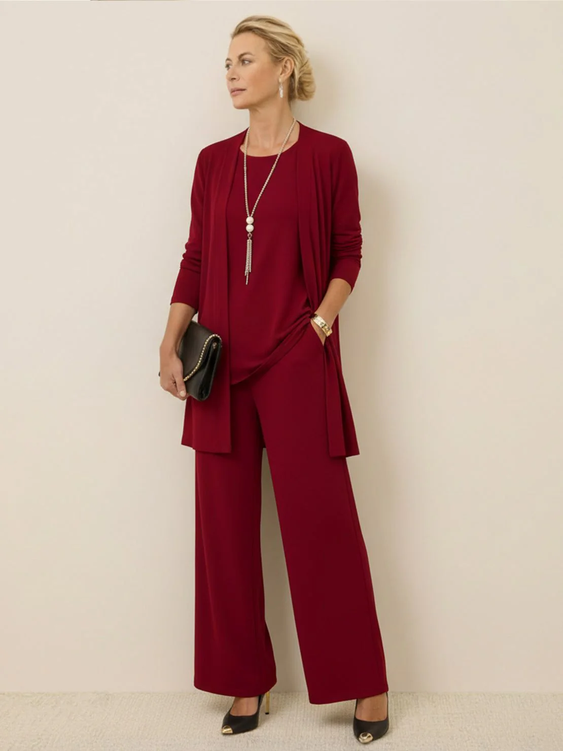 Open-Front Three-Piece Co-Ord - Image 8