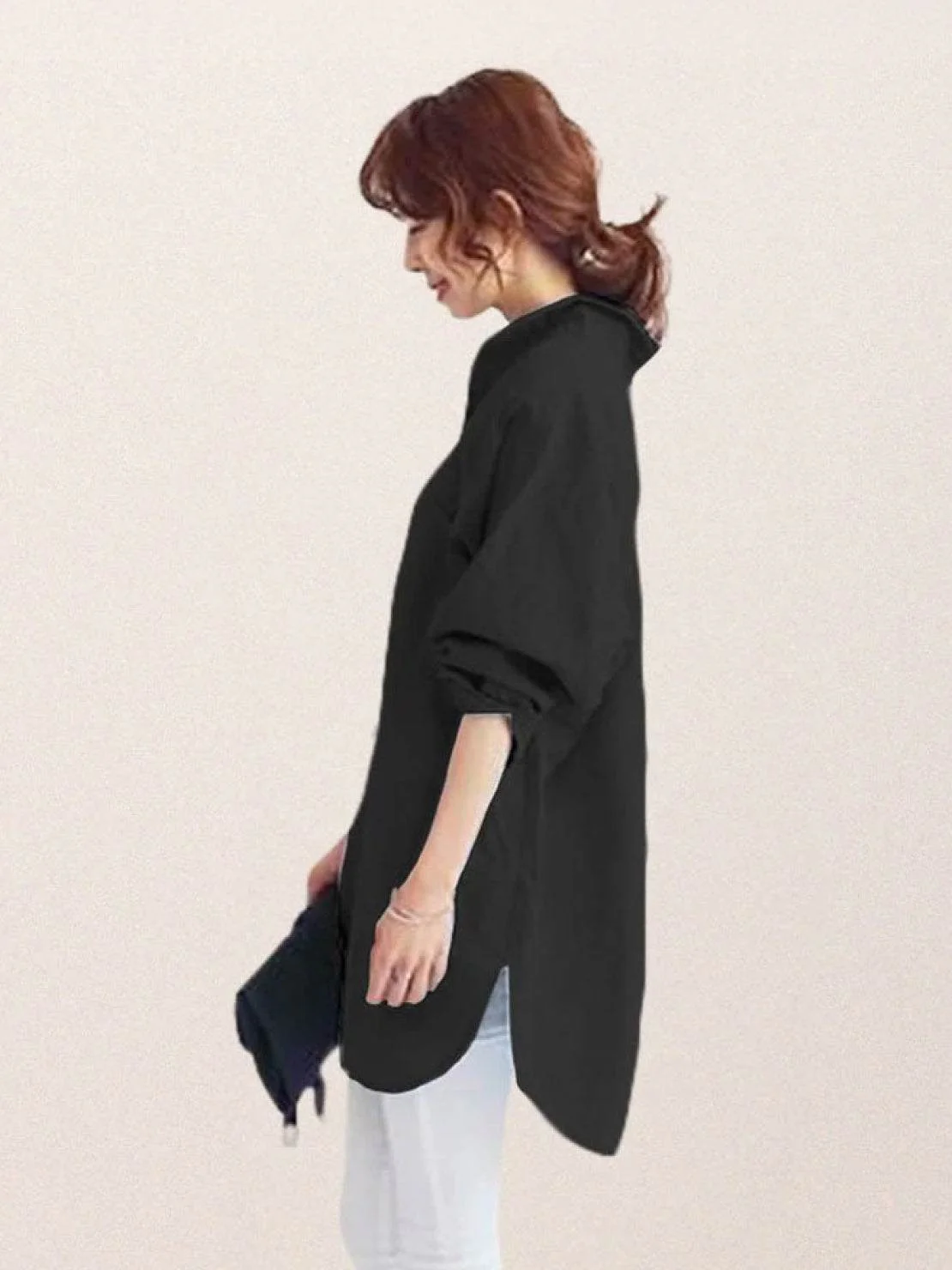 Oversized 100% Cotton Linen Shirt - Image 19