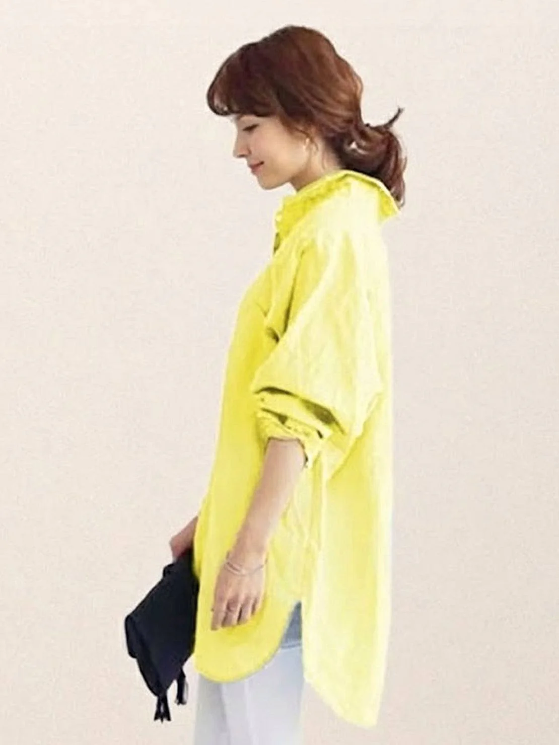 Oversized 100% Cotton Linen Shirt - Image 54