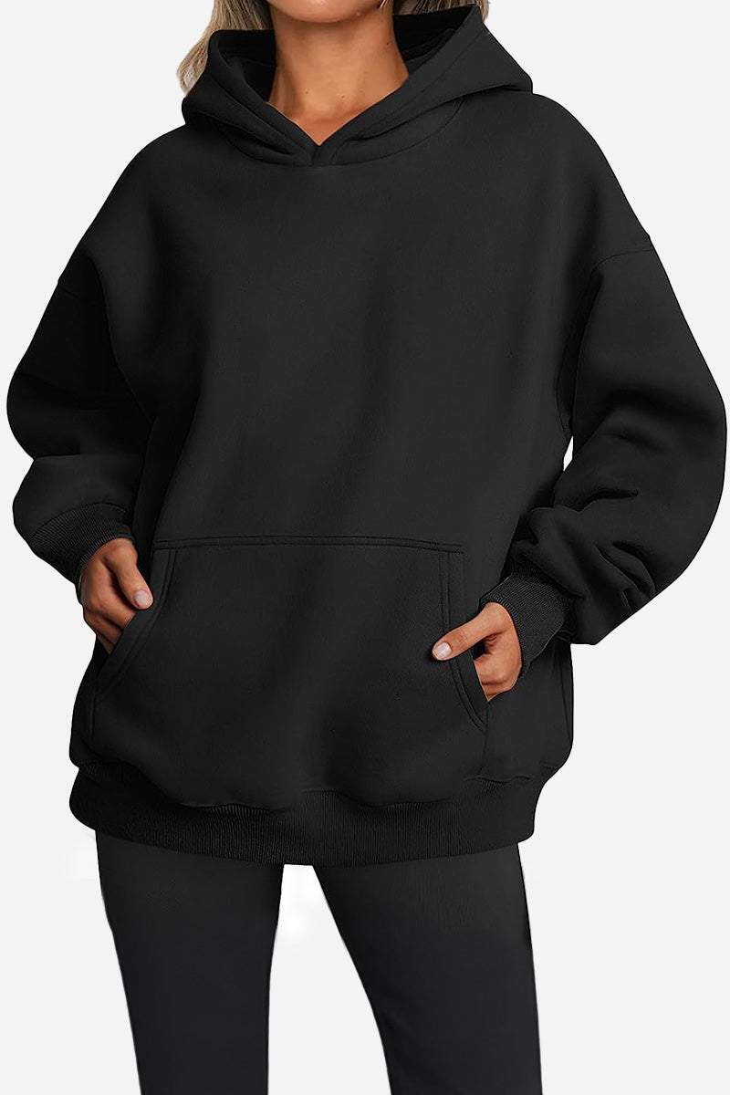 Oversized Fleece-Lined Hoodie - Image 6