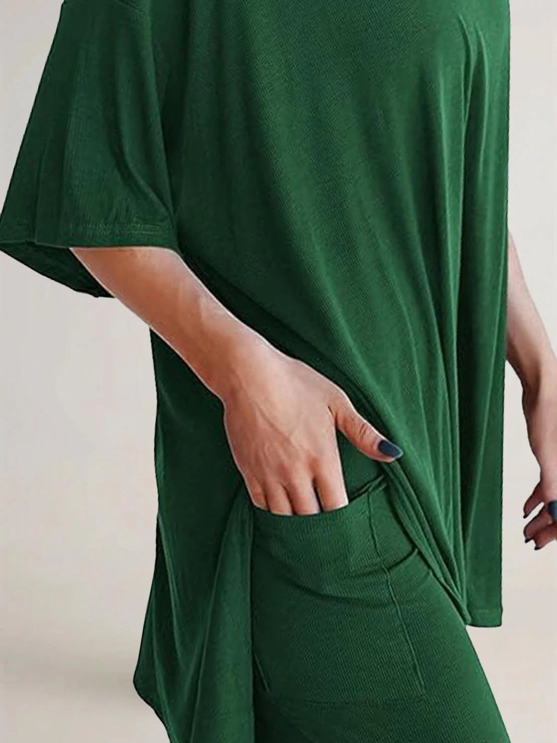 Oversized Long-Line Loungewear Set - Image 20
