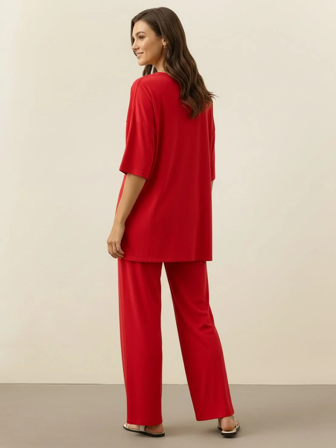 Oversized Long-Line Loungewear Set - Image 24
