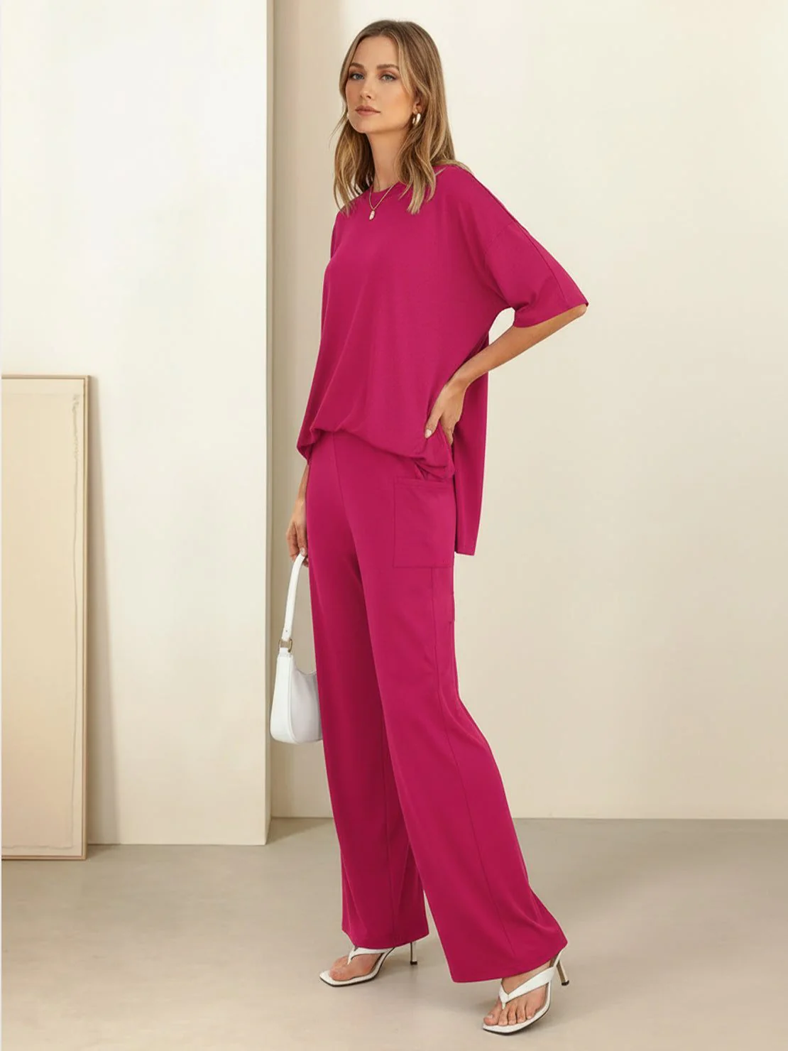 Oversized Long-Line Loungewear Set - Image 37
