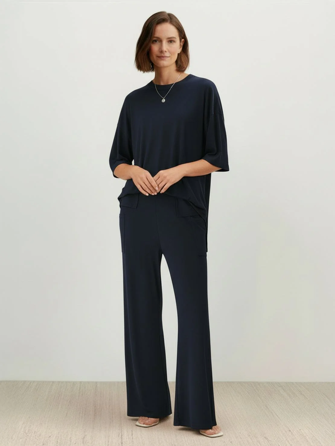 Oversized Long-Line Loungewear Set - Image 43